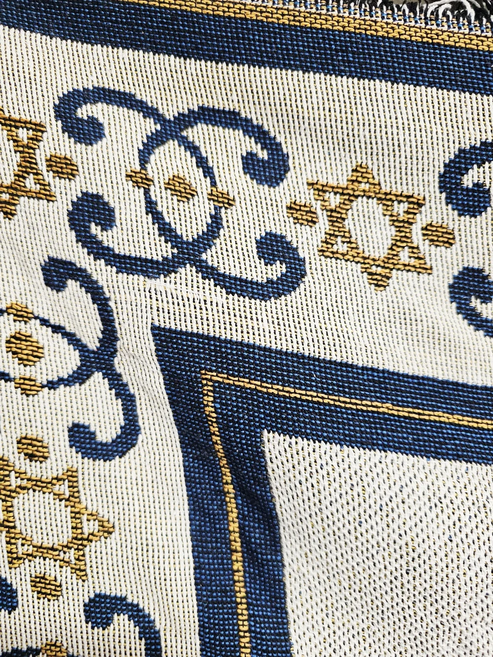 Jewish Voice Ministry~Pray for Peace of Jerusalem Tapestry Afgan~Psalm 122:6-7